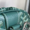 Goyard green Goyardine Coated Canvas Croisjour 55 Boston Bag