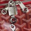 Goyard Red Goyardine Coated Canvas Croisjour 55 Boston Bag