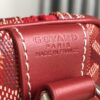 Goyard Red Goyardine Coated Canvas Croisjour 55 Boston Bag
