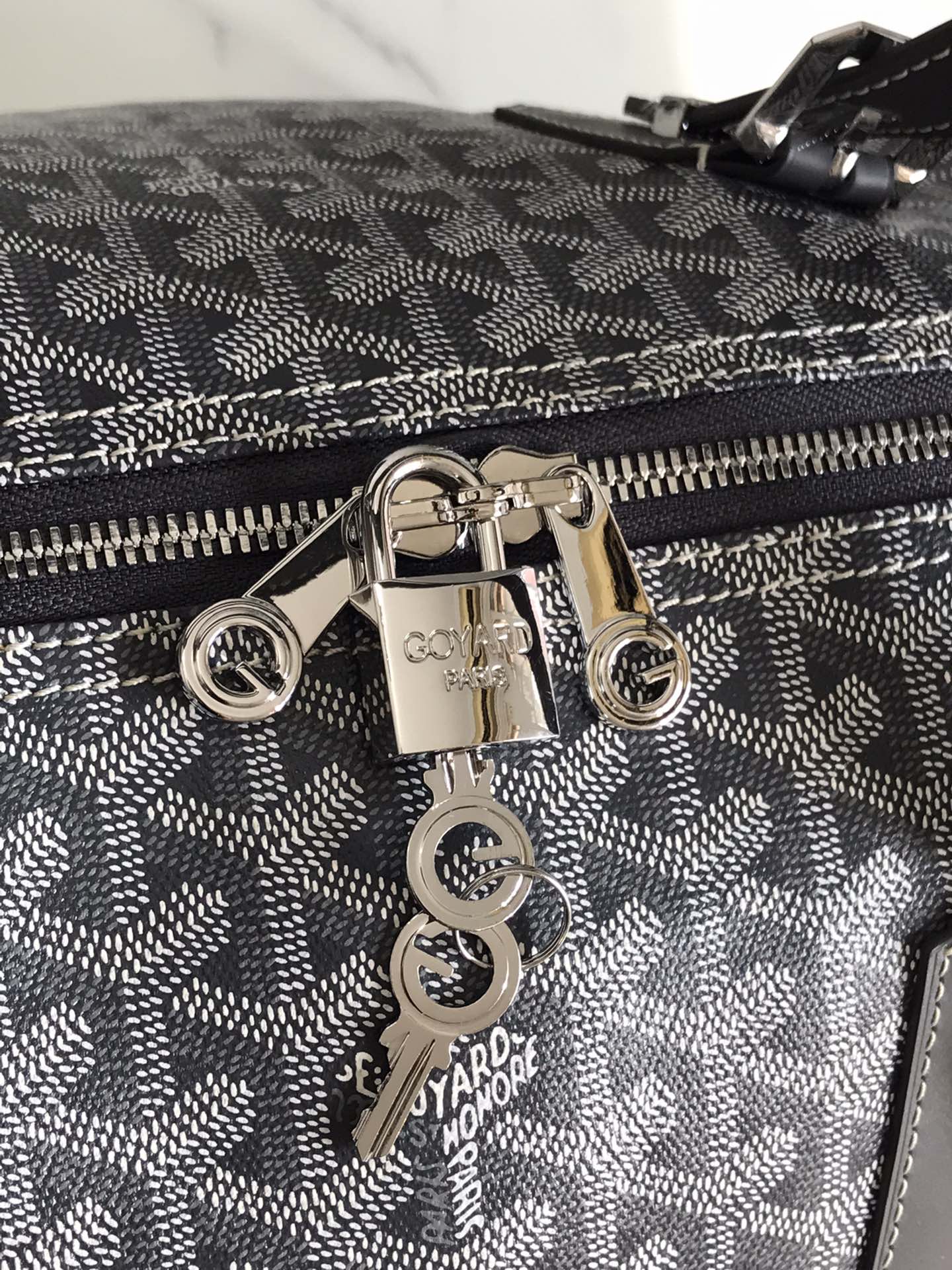 Goyard Goyardine Croisière 50 2024 - Grey Luggage and