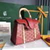 Goyard Saigon Structure Mini Bag Red