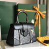 bag  Goyard Saigon Handbag Goyardine Wood Trim PM 'Black'
