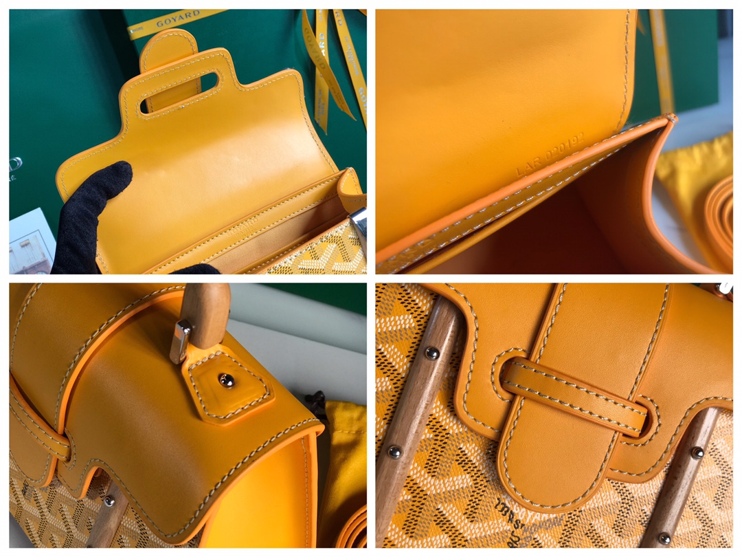 GOYARD Goyardine Saigon PM Yellow 589293