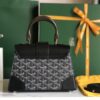 bag  Goyard Saigon Handbag Goyardine Wood Trim PM 'Black'