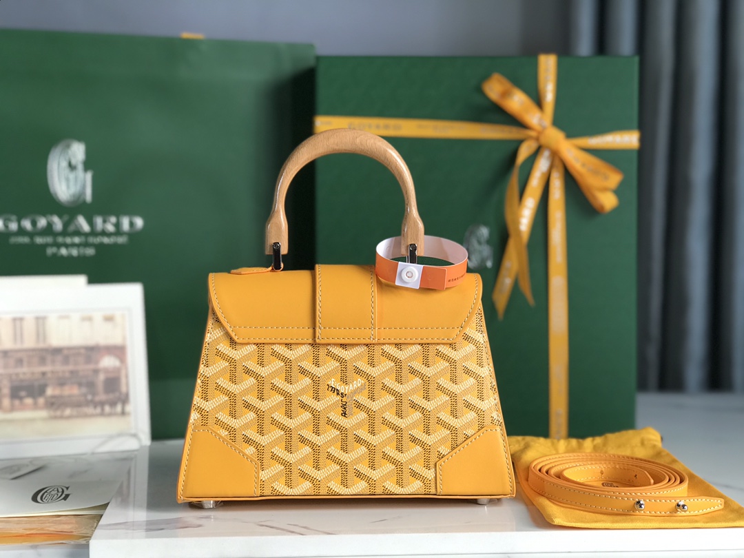 GOYARD Goyardine Saigon PM Yellow 589293