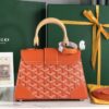 Goyard Orange Coated Canvas and Leather PM Saigon Top