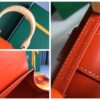 Goyard Orange Coated Canvas and Leather PM Saigon Top