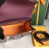 Saïgon leather handbag Goyard Burgundy in Leather