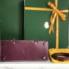 Saïgon leather handbag Goyard Burgundy in Leather