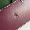 Saïgon leather handbag Goyard Burgundy in Leather
