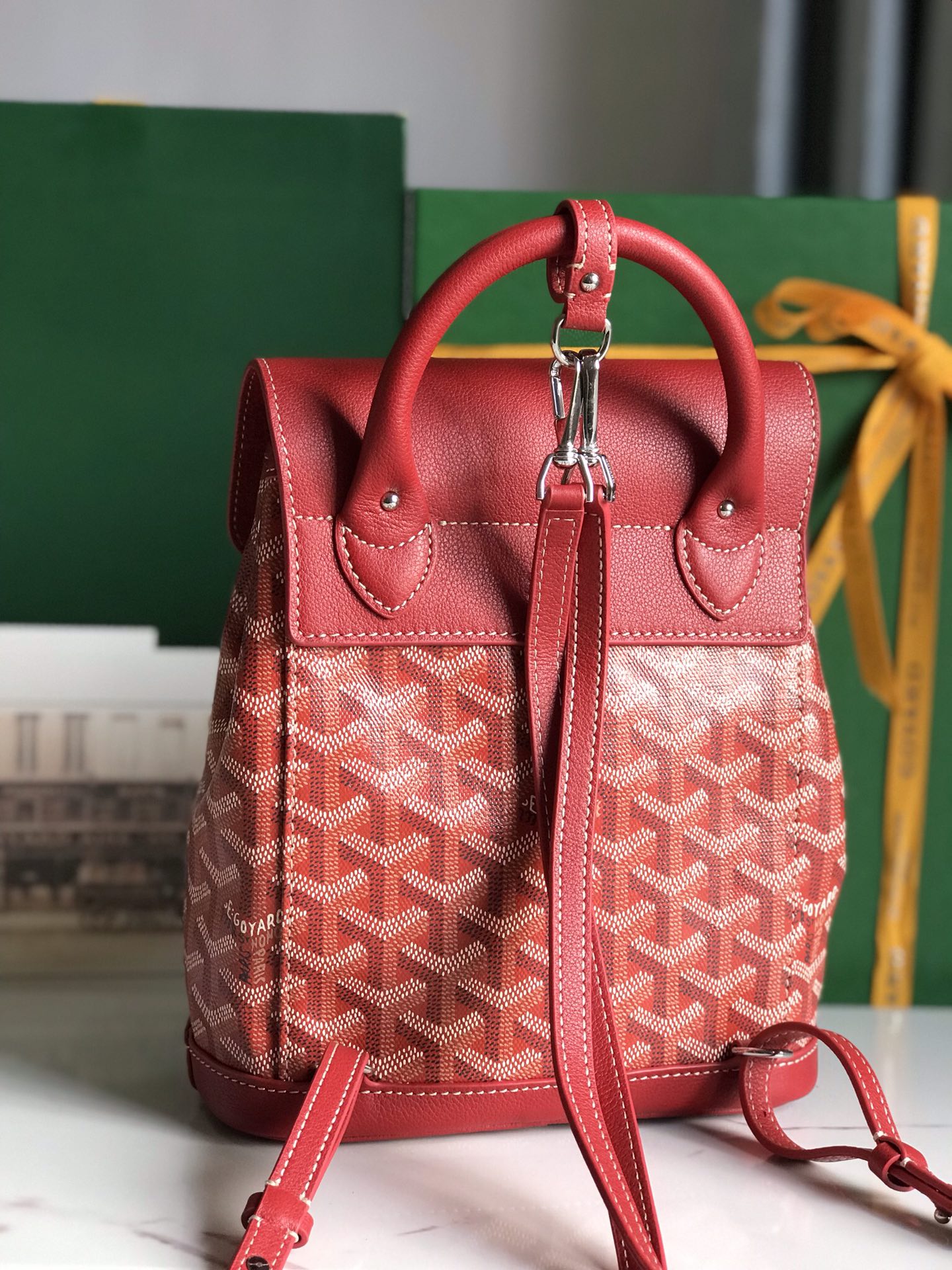 GoyardredGoyardine Sac Alpin Mini Backpack Bag