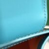 Saigon Top Handle Bag Coated Canvas with Leather PM sky blue