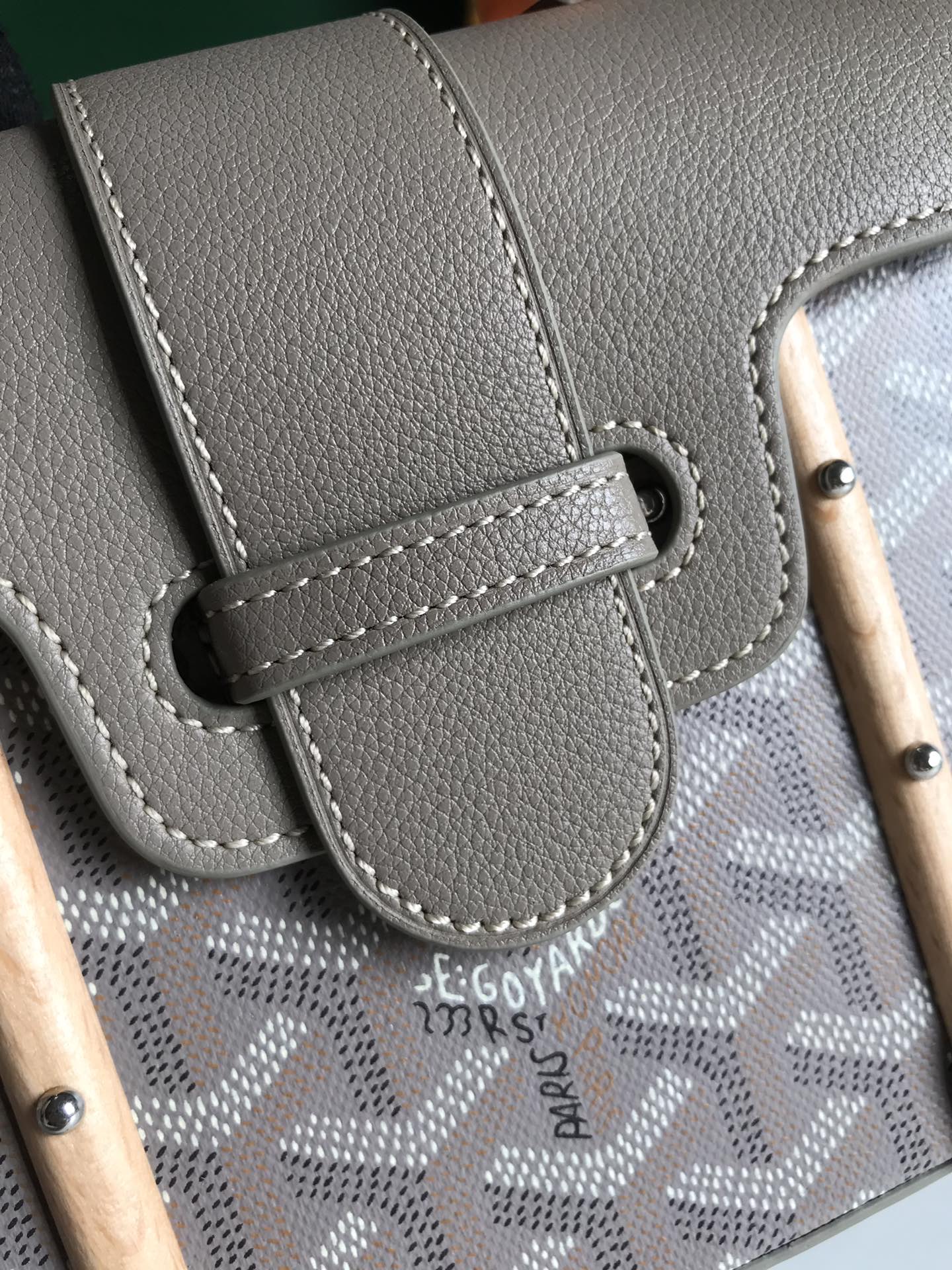 Goyard Saint Louis PM Bag Women's Handbag Gray