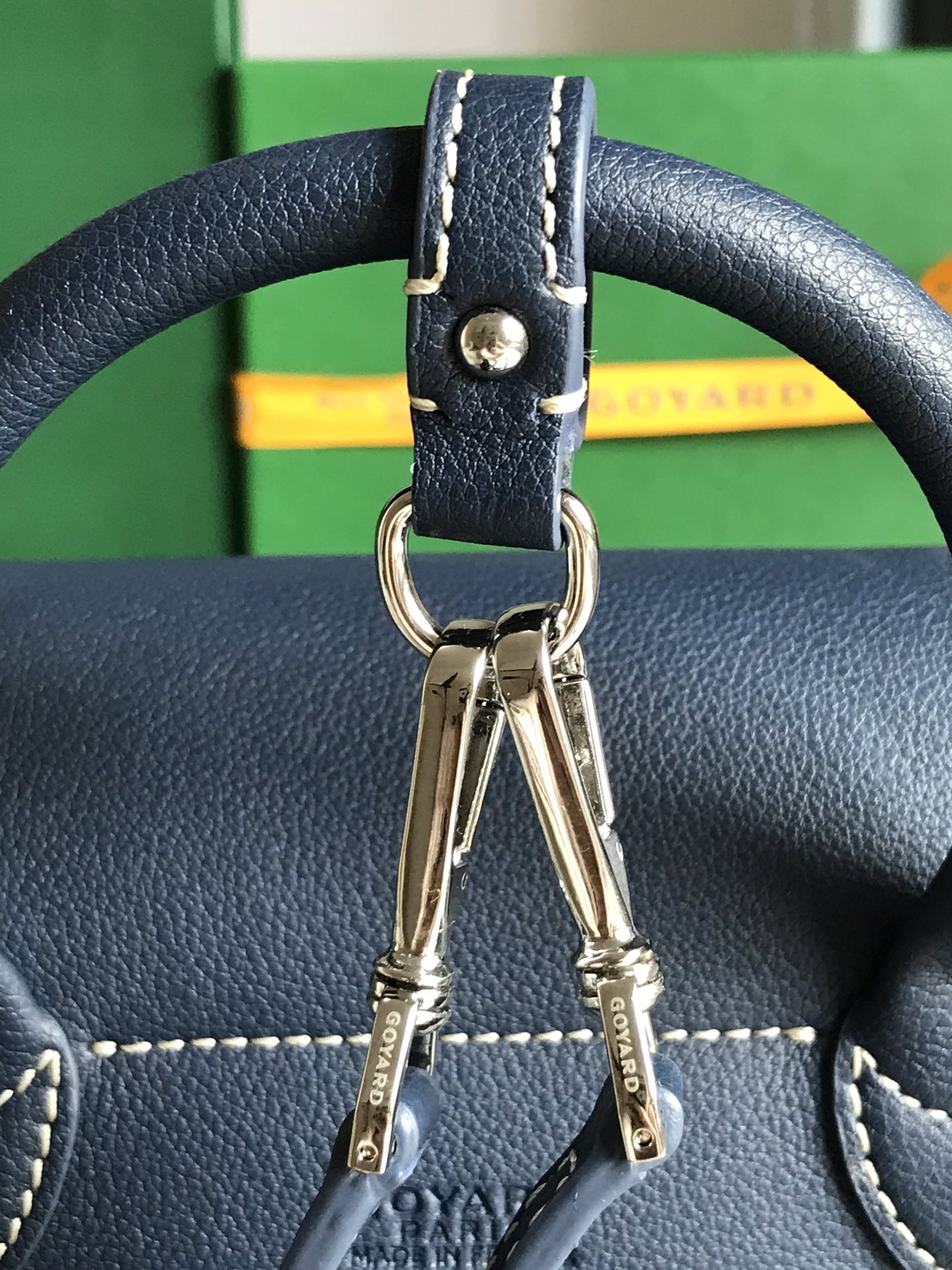 Goyard Blue Goyardine Sac Alpin Mini Backpack Bag