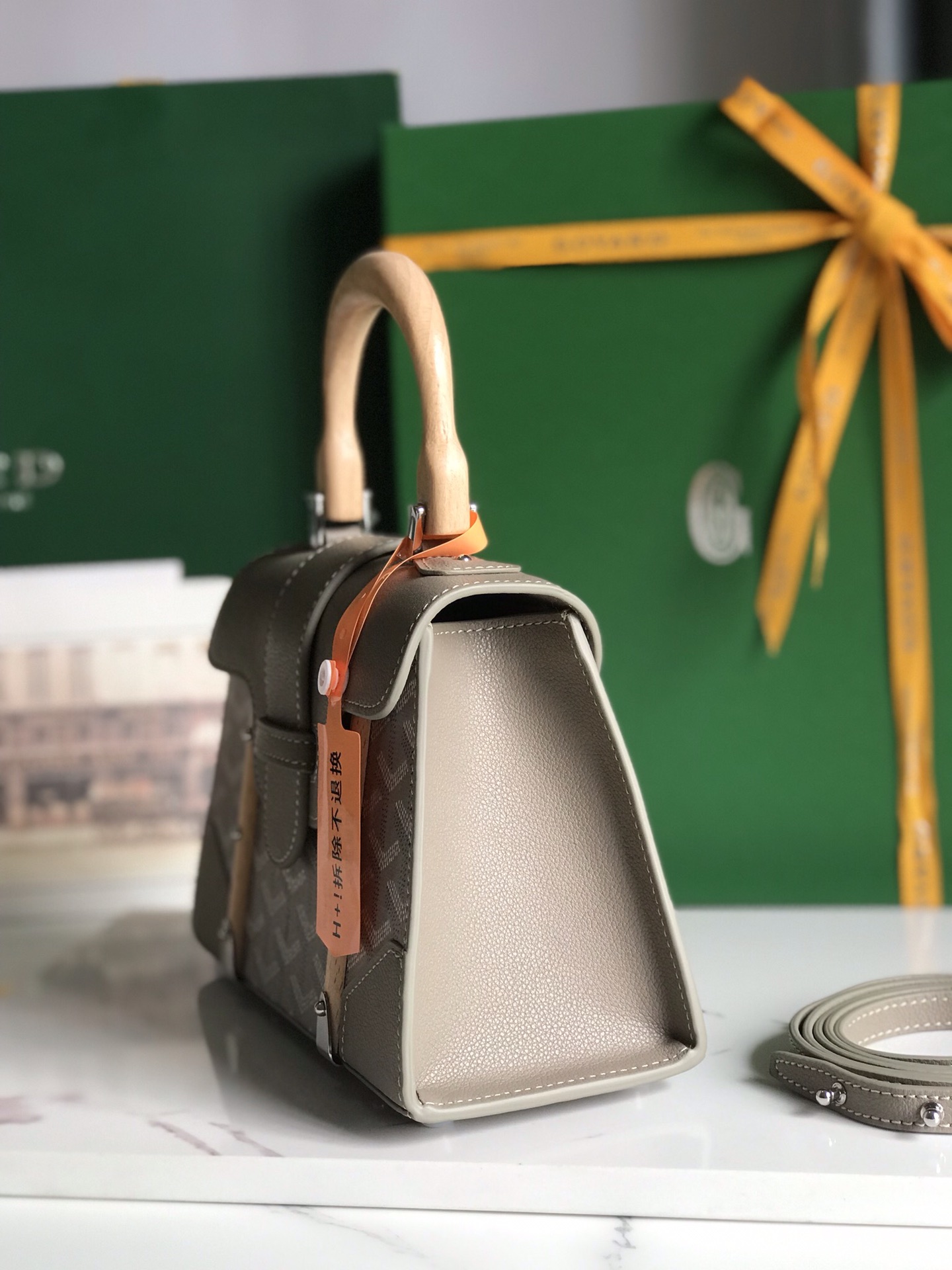 Goyard Saint Louis PM Bag Women's Handbag Gray