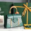 Goyard Saigon Structured 2-Way Hand Shoulder Bag Green