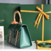 Goyard Saigon Structured 2-Way Hand Shoulder Bag Green