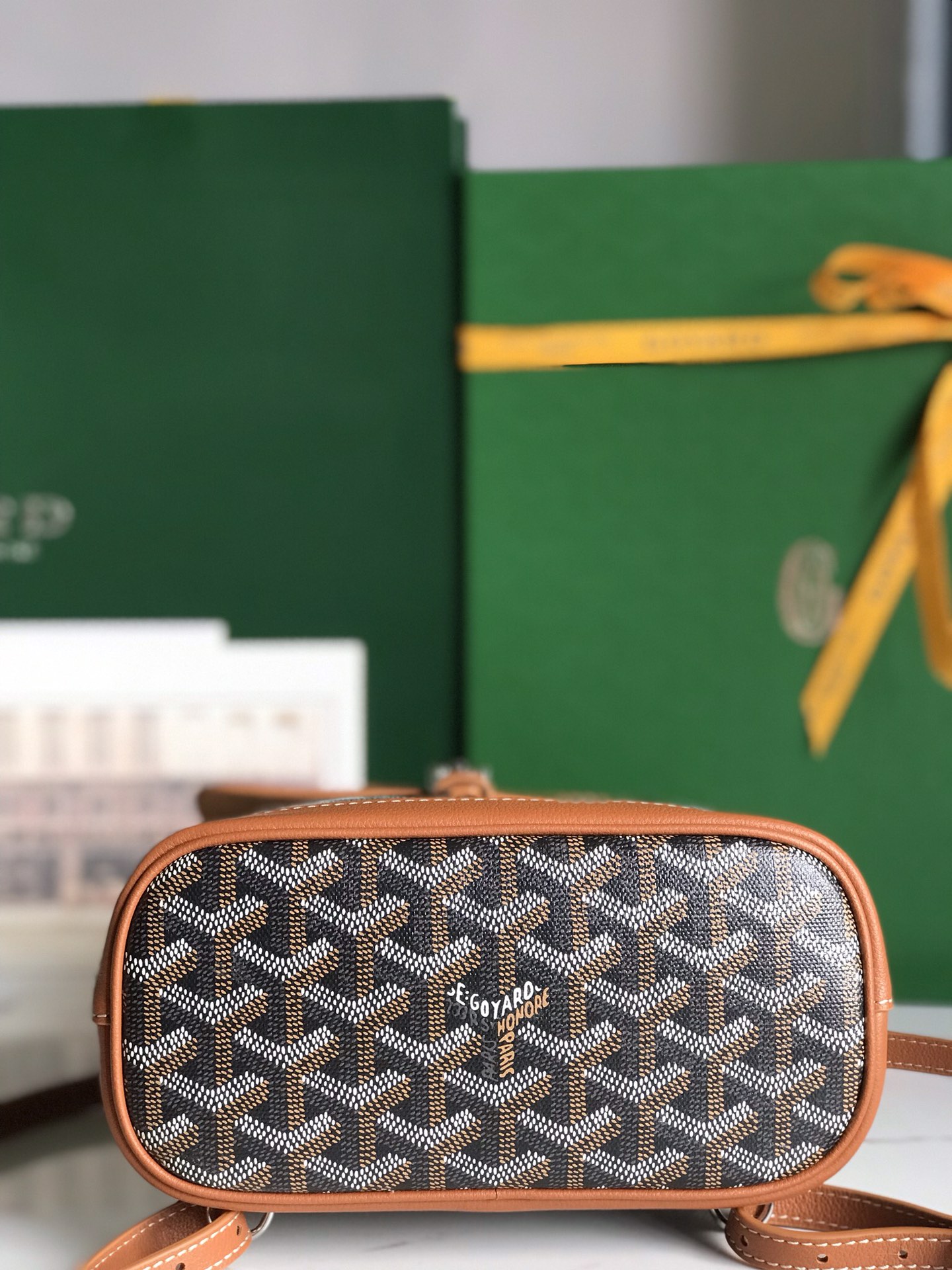 Goyard 2019 Goyardine Le Sac Mini Alpin Backpack - brown