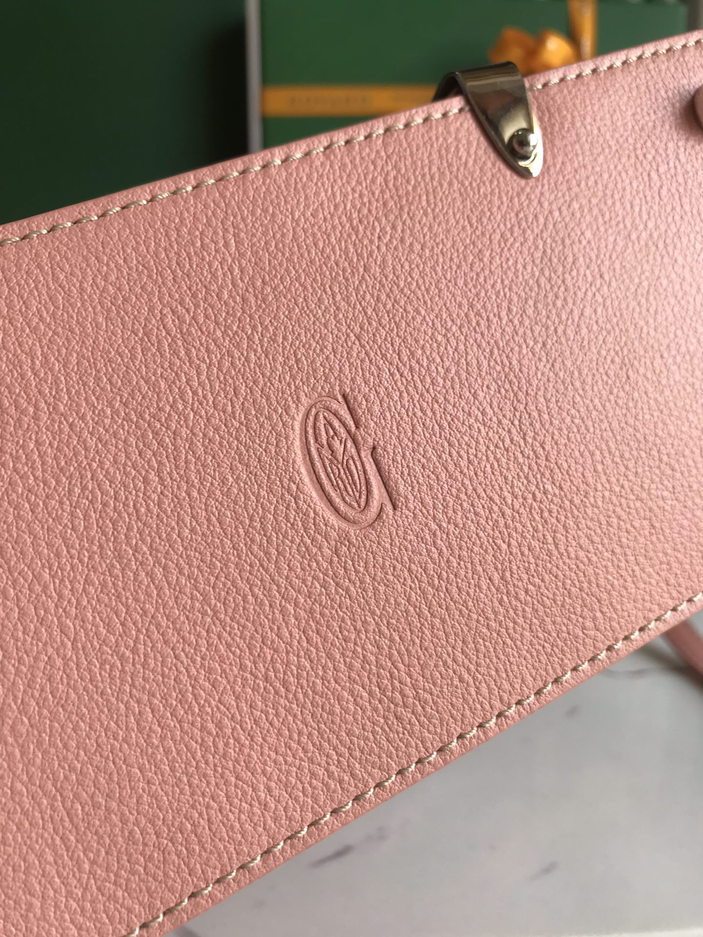 Goyard Women's BAG Saïgon PM in Toile Goyardine & bang pink
