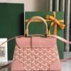 Goyard Women's BAG Saïgon PM in Toile Goyardine & bang pink