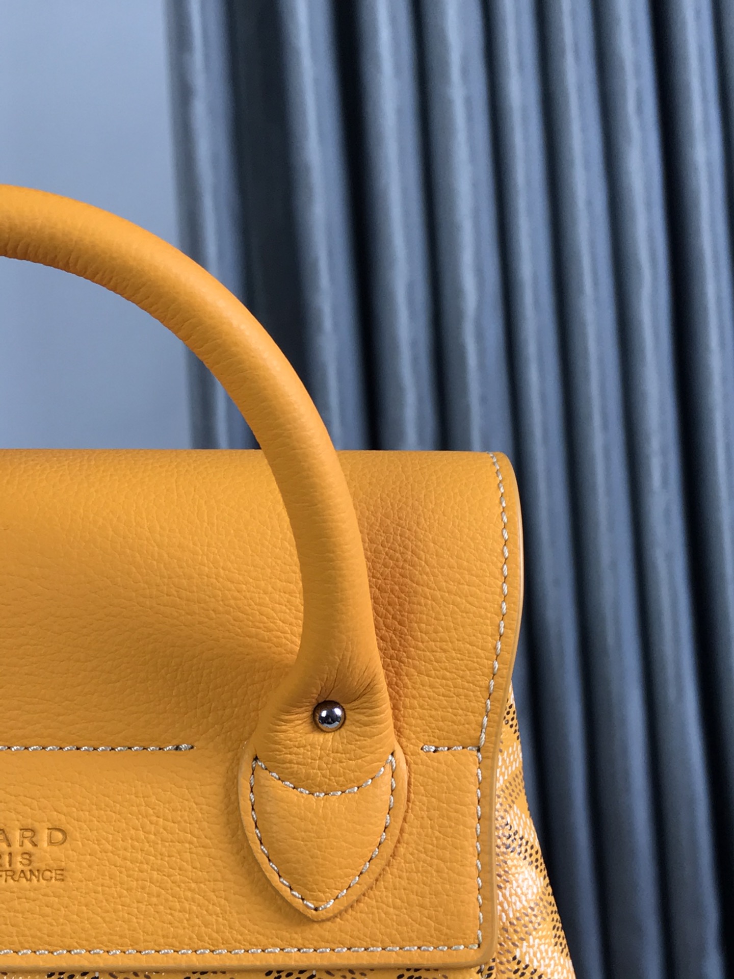 Alpin Mini Backpack Goyardine Canvas Yellow