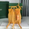 Alpin Mini Backpack Goyardine Canvas Yellow