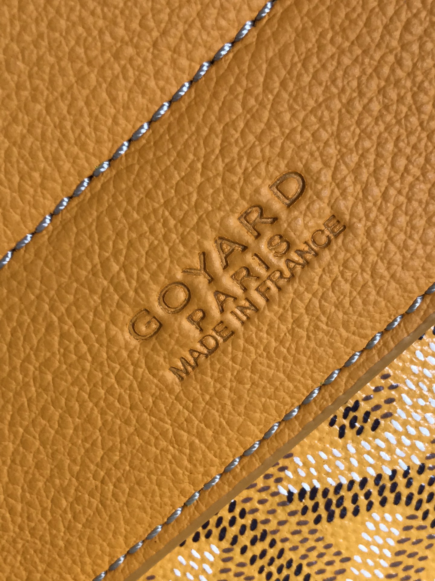 Alpin Mini Backpack Goyardine Canvas Yellow