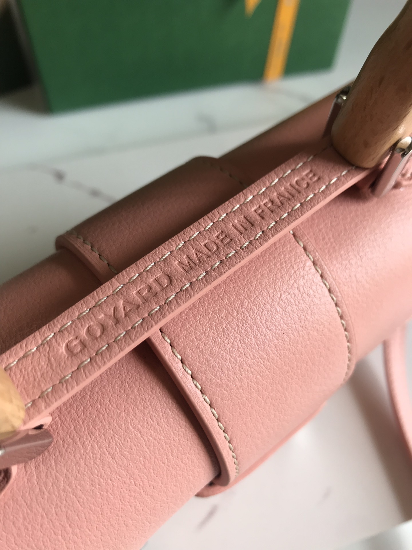 Goyard Women's BAG Saïgon PM in Toile Goyardine & bang pink