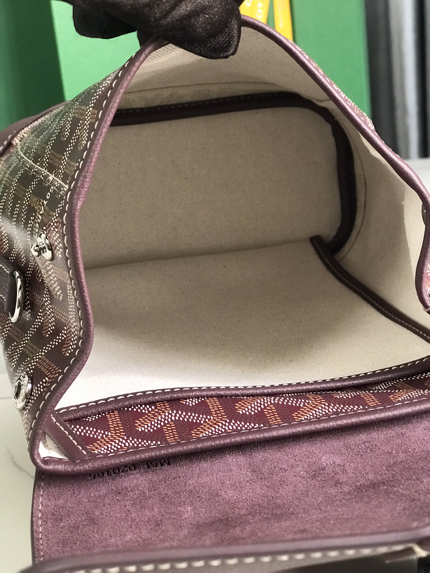 Goyard Alpin Mini Backpack Burgundy |