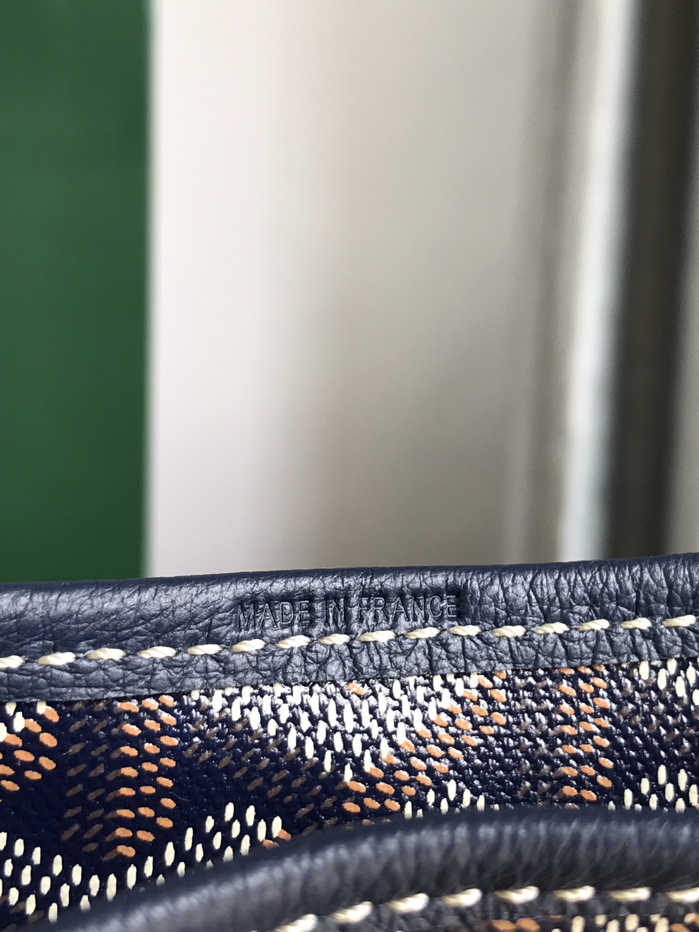 GOYARD Goyardine Boheme Hobo blue navy