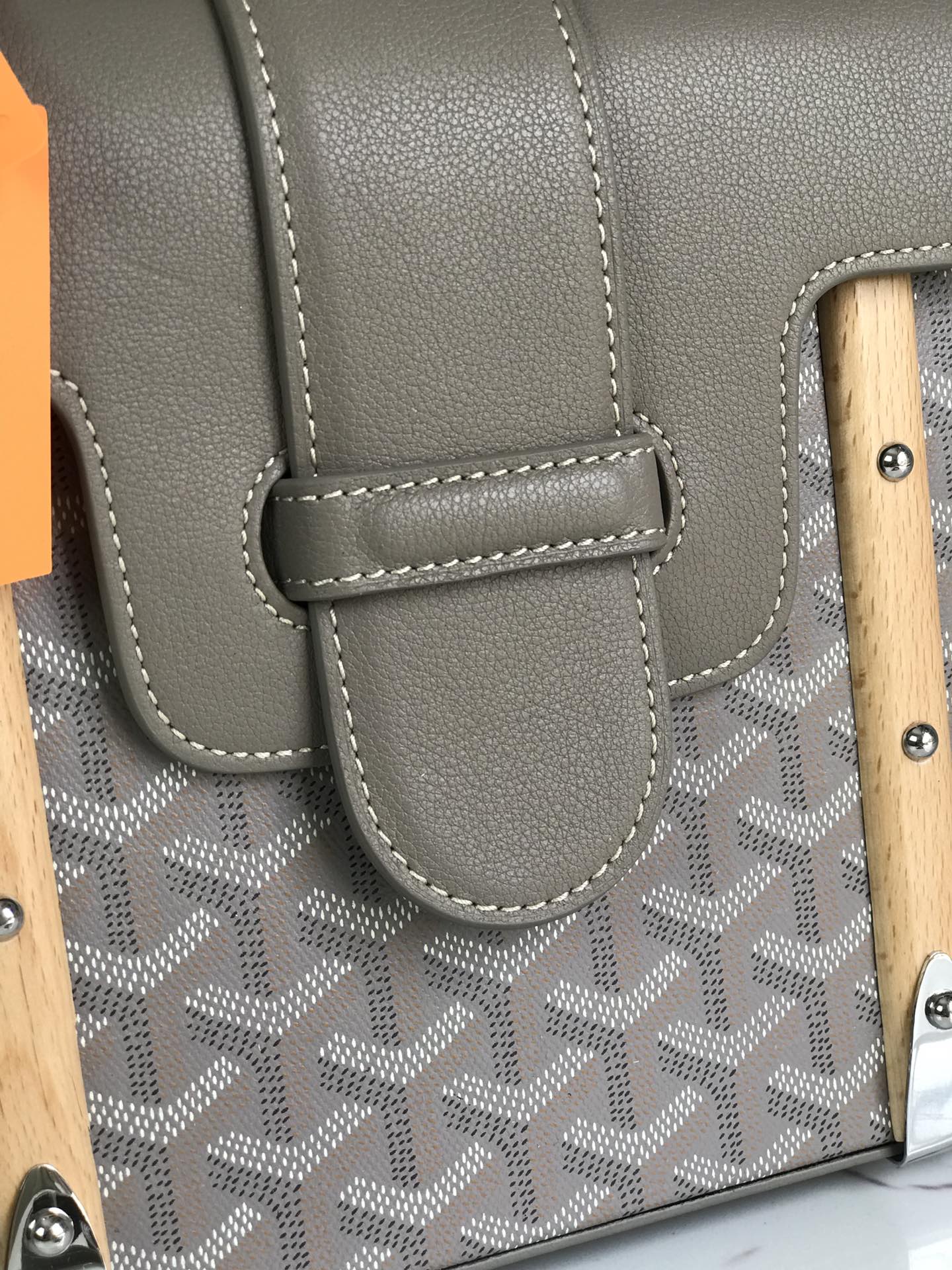 Goyard Women's BAG Saïgon PM in Toile Goyardine & bag gray