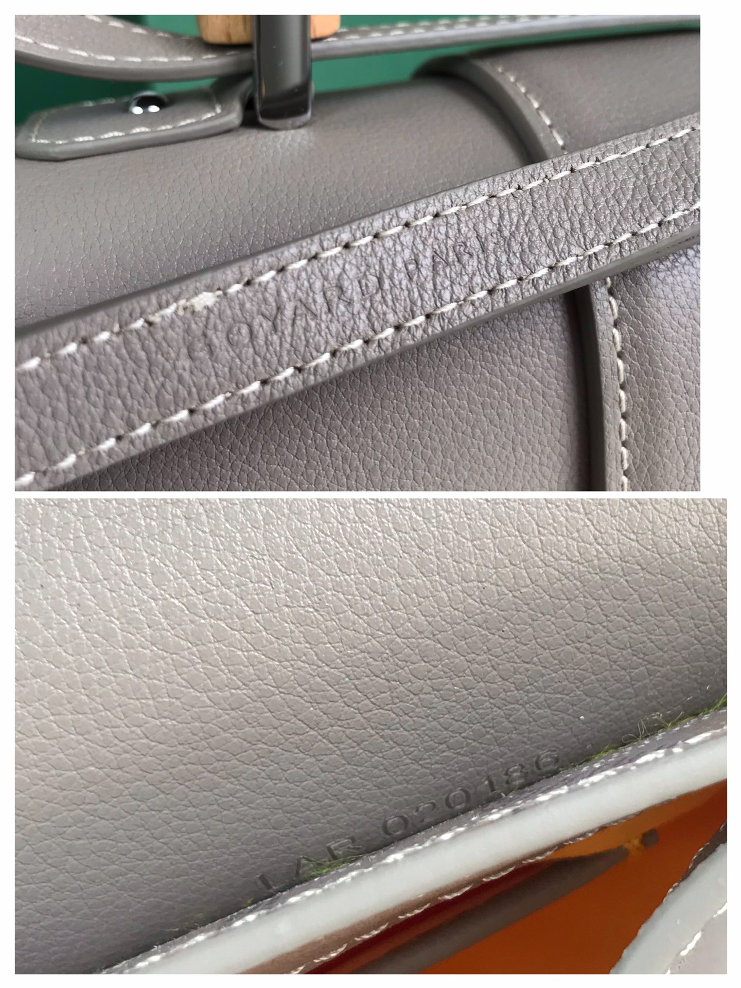 Goyard Women's BAG Saïgon PM in Toile Goyardine & bag gray