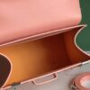 Goyard Saigon Structure Nano Bag Pink Goyardine Silver ...