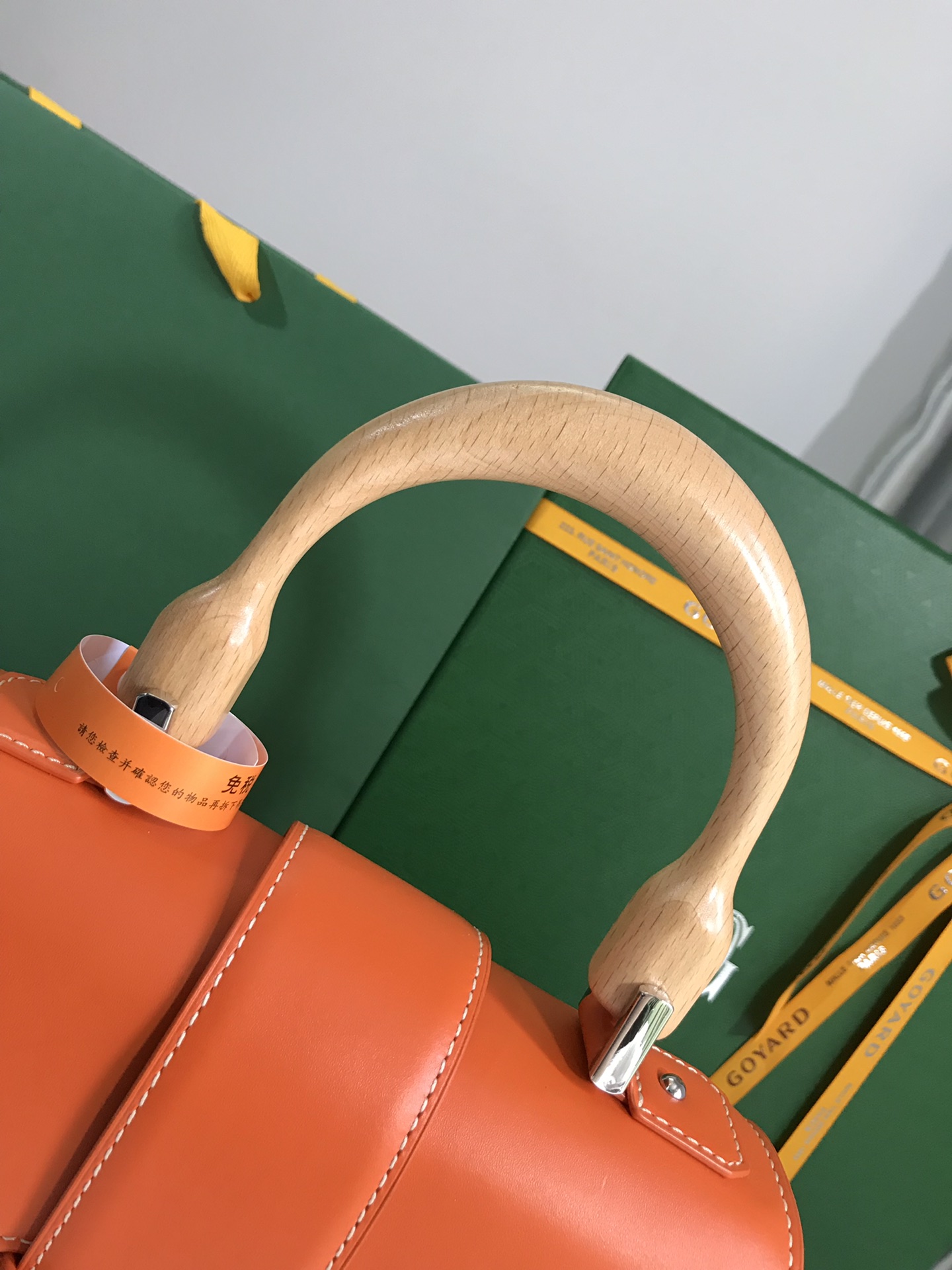 Goyard Bohemme Hobo White Bag Women's Tote Bag orange