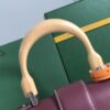 Goyard Burgundy Goyardine Coated Canvas And Leather