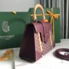 Goyard Burgundy Goyardine Coated Canvas And Leather