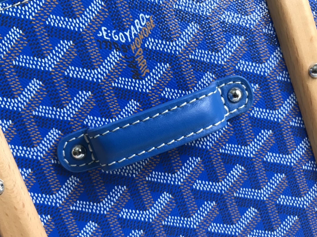Goyard Saigon PM 2way Hand Shoulder Bag blue