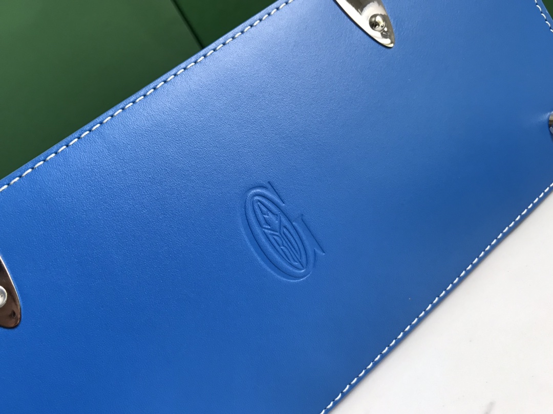 Goyard Saigon PM 2way Hand Shoulder Bag blue