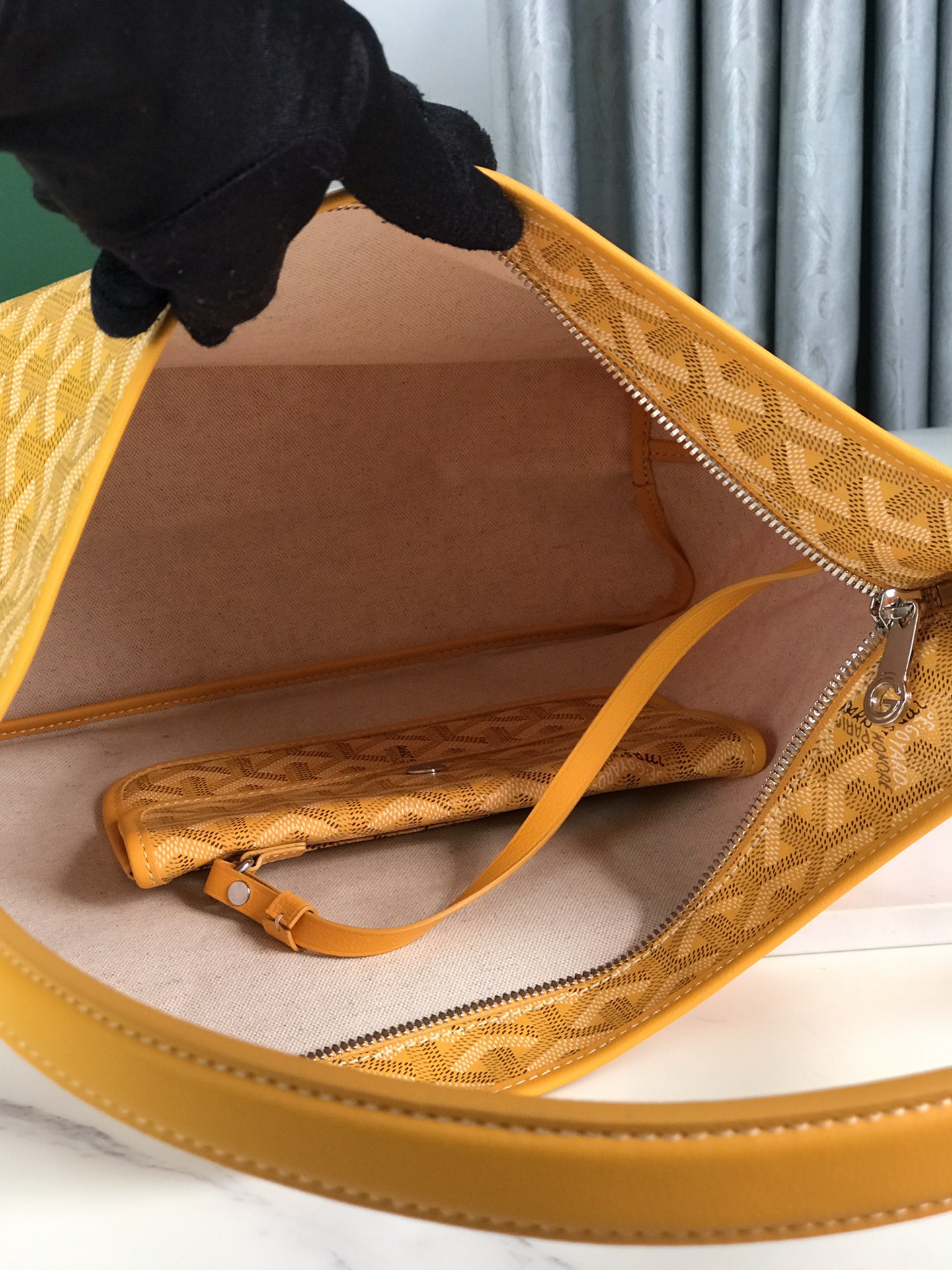 Goyard Bohemme Hobo White Bag Women's Tote Bag yellow