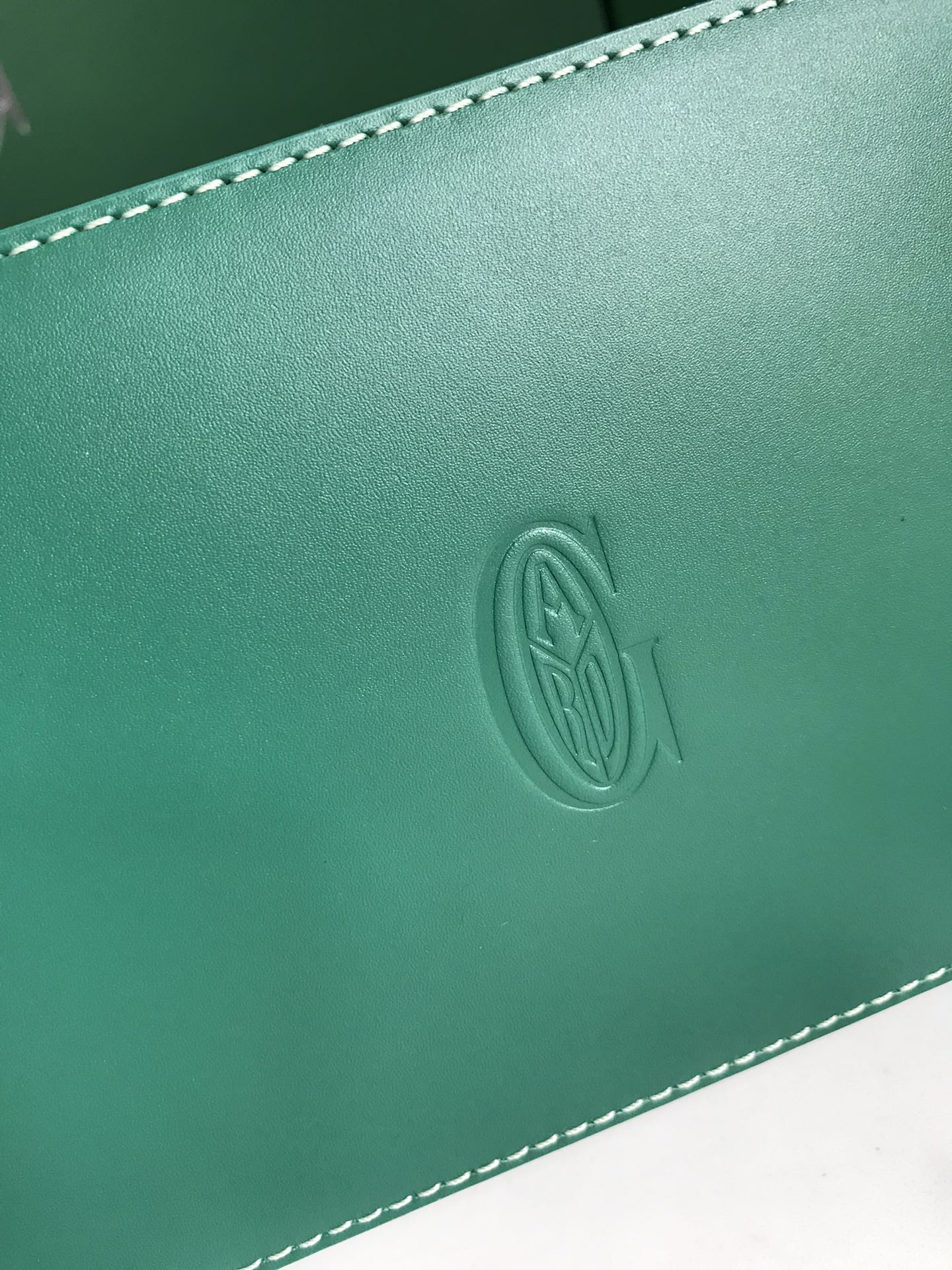 Goyard Saigon Structured 2-Way Hand Shoulder Bag Green