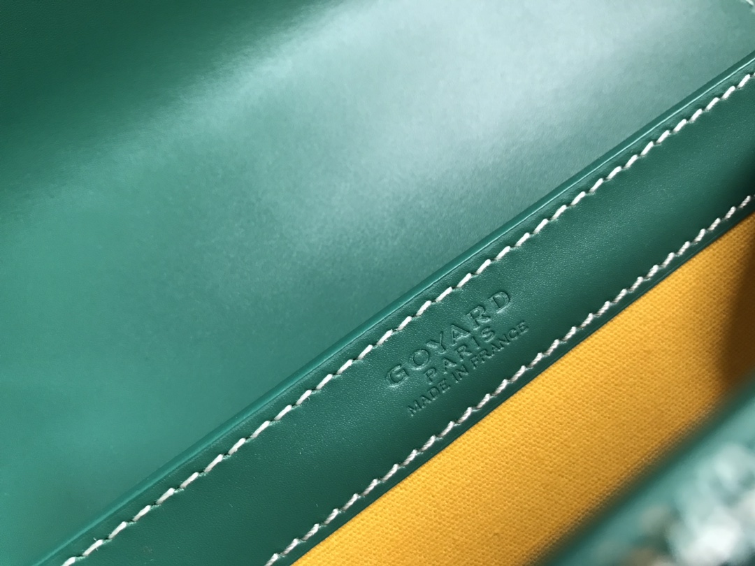 Goyard Saigon Structured 2-Way Hand Shoulder Bag Green