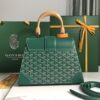 Goyard Saigon Structured 2-Way Hand Shoulder Bag Green