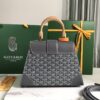 Goyard Pre-Owned 2016 Goyardine Saigon Structured PM gray