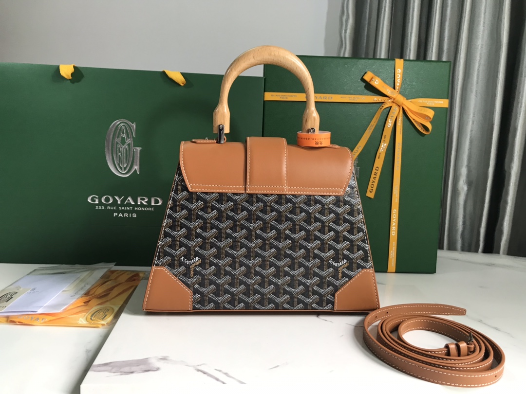 Goyard Saigon Structuré Mini Bag Brown Women's Crossbody Bag