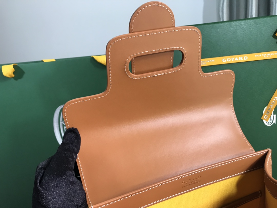 Goyard Saigon Structuré Mini Bag Brown Women's Crossbody Bag