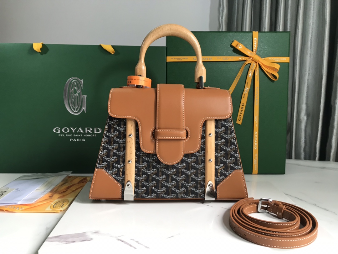 Goyard Saigon Structuré Mini Bag Brown Women’s Crossbody Bag