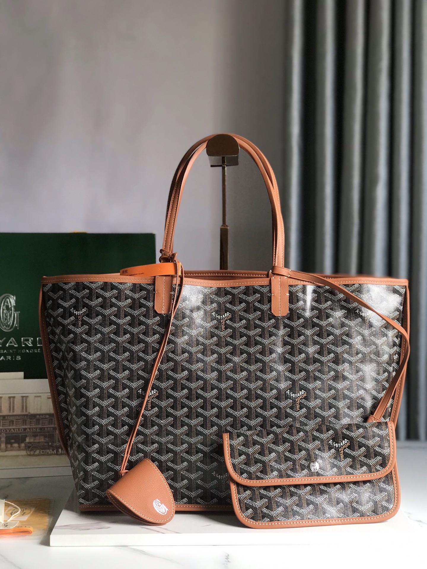 Goyard Pre-Owned 2018 St.Louis PM Tote Bag | black brown