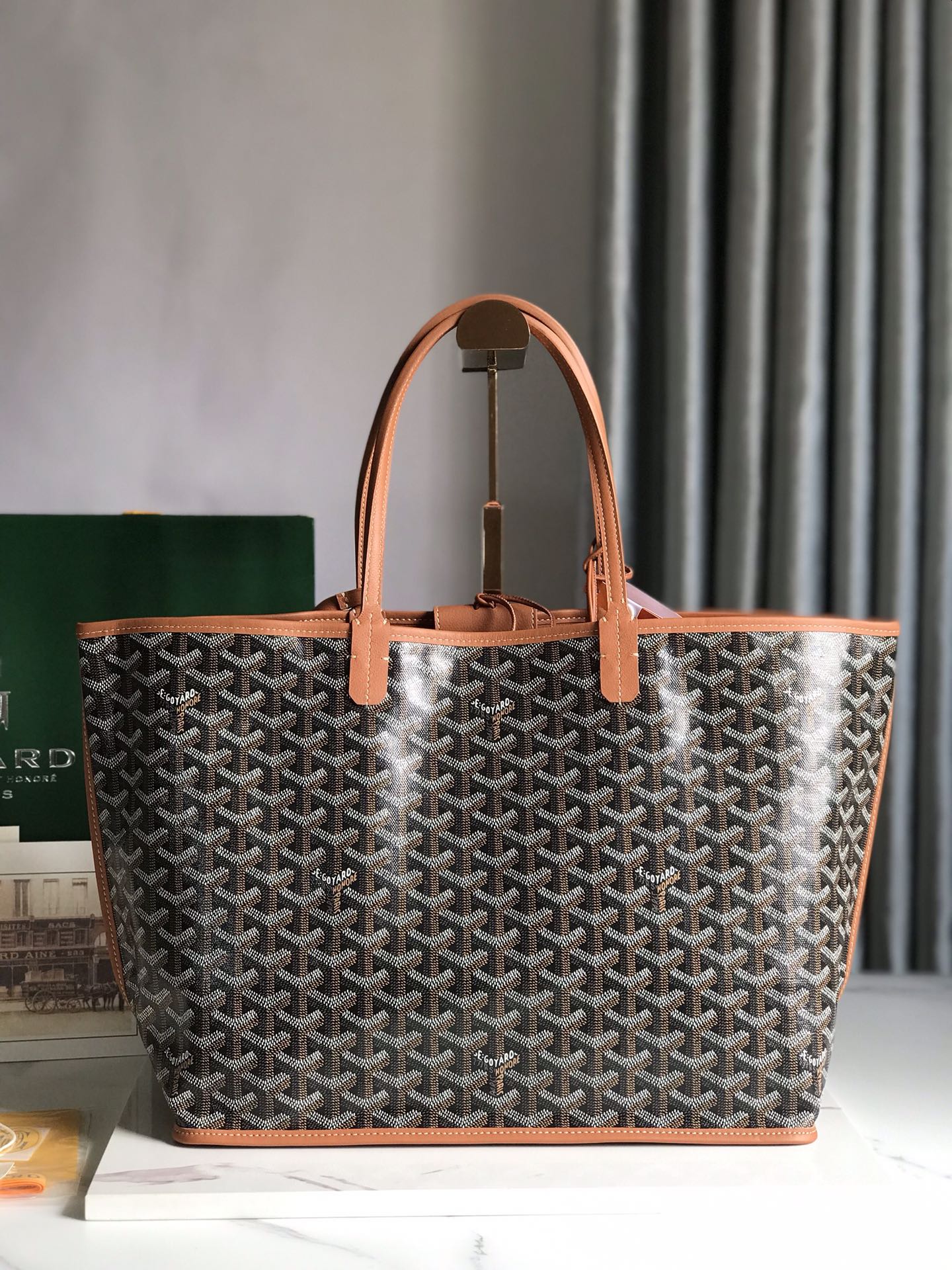 Goyard Pre-Owned 2018 St.Louis PM Tote Bag | black brown