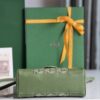 Goyard Women's Sac Saïgon Souple Mini BAG in Toile Goyardine & green