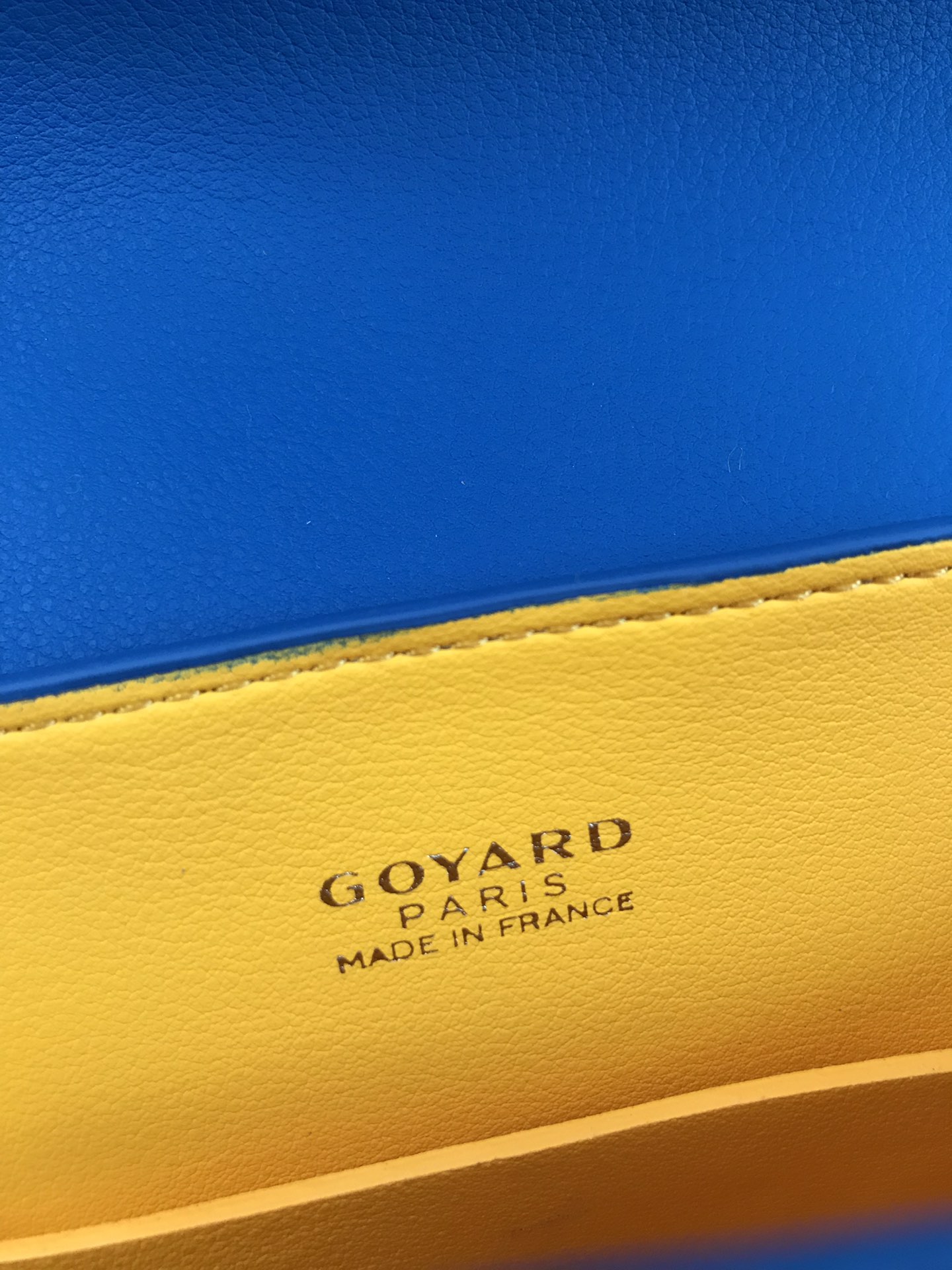 Goyard Blue Mini Goyardine Saigon Cloth Cloth ref.1091827 -